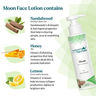 Moon Face Cleansing Milk For Clean & Clear Skin