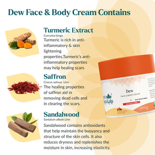 Dew Face & Body Cream For Anti Stretch Mark-40g