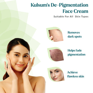 De-Pigmentation Cream for Dark Spot & Pigmentation Reduction