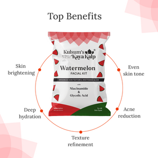 Pack of 4 Watermelon, Skin Filler, Bridal Glow Up, & Korean Glass Glow Facial Kit
