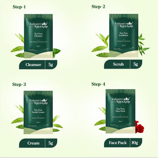 Tea Tree Facial Kit 7 in 1 for Oily Skin 40g + 33ml