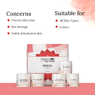 Bridal Facial Kit For Radiance & Flawless Skin