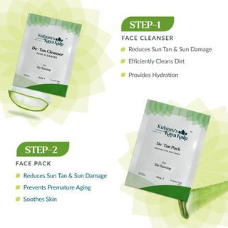 De-Tan Kit For Reverse Sun Damage & Soothes Skin