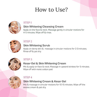 Skin Whitening Facial Kit 7 in 1 For Brightening & Glow