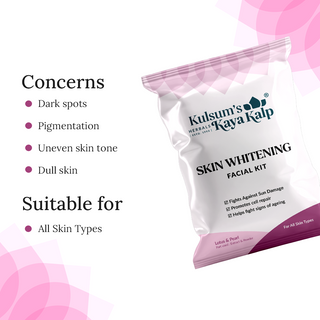 Brightening Combo, Skin whitening facial kit 7 in 1 and Pearl Face Wash