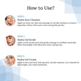 Hydra Charge Facial Kit 5 in 1 For Intense Hydration & Glow