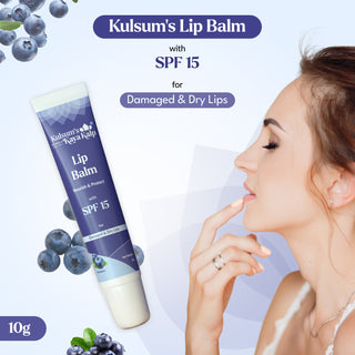 Blueberry Lip Balm with SPF 15