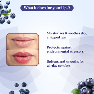 Blueberry Lip Balm with SPF 15