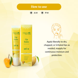 Lip Balm Pack of 2 Mango & Vanilla Lip Balm