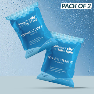 Pack of 2 Hydra Charge Facial Kit 5 in 1 For Intense Hydration & Glow