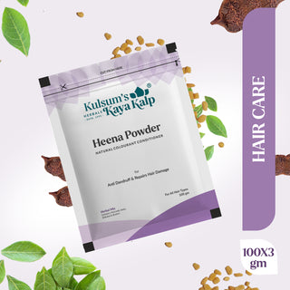 Pack of 3 Heena Powder For Anti Dandruff & Repair Hair Damage