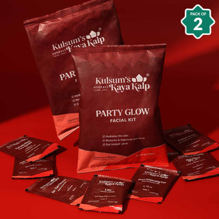 Pack of 2 Party Glow Facial Kit for Instant Glow & Even Skin Tone