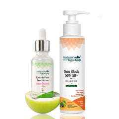 Ultimate Radiance Combo Set of 2 - Kakadu Plum Face Serum & Sun Block SPF 50+