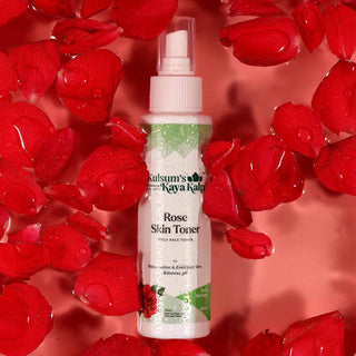 Rose Skin Toner For Rejuvenation & Even Skin Tone, Balances pH