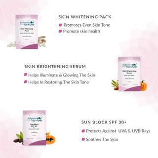 Skin Whitening Facial Kit 7 in 1 For Brightening & Glow