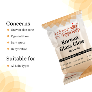 Korean Glass Glow Facial Kit 9 in 1 For Crystal Clear Skin