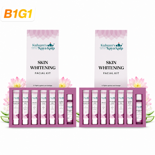 B1G1 Kulsum's Kaya Kalp Skin Whitening Facial Kit 7 in 1 For Brightening & Glow BB