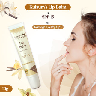 Vanilla Lip Balm with SPF 15