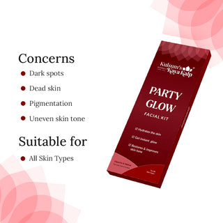 Party Glow Facial Kit for Instant Glow & Even Skin Tone