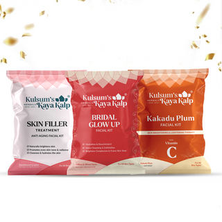 Pack of 3 Skin Filler, Bridal Glow Up, & Kakadu Plum Facial Kit