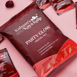 Pack of 2 Party Glow Facial Kit for Instant Glow & Even Skin Tone